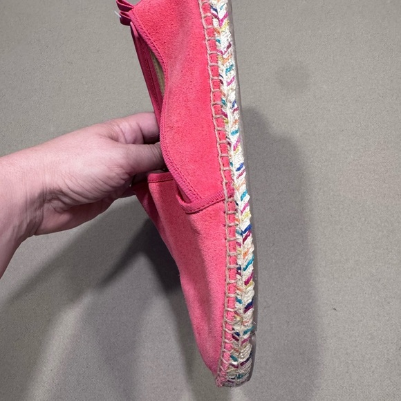 Talbots Pink Espadrille Suede Shoes - Picture 4 of 5